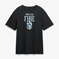 Men's Black Portland Fire Home T-Shirt