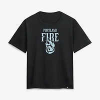 Women's Black Portland Fire Home T-Shirt