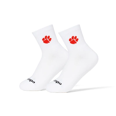 Unisex Del Campo White Clemson Tigers Quarter-Length Socks