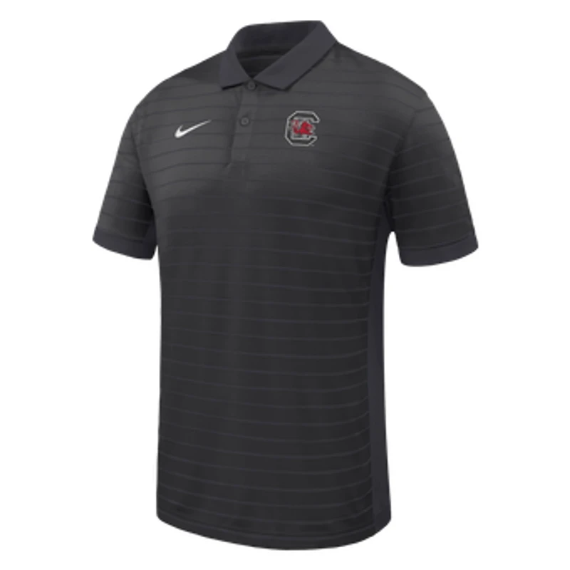 Men's Nike  Black South Carolina Gamecocks Dri-FIT Victory Stripe Polo