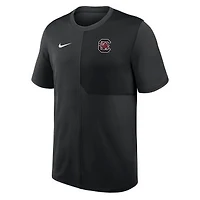 Men's Nike  Black South Carolina Gamecocks Sideline UV Dri-FIT Coaches Shirt