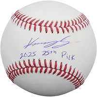 Kruz Schoolcraft San Diego Padres Autographed Baseball with "2025 25th Pick" Inscription