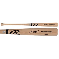 Kruz Schoolcraft San Diego Padres Autographed Blonde Rawlings Pro Bat