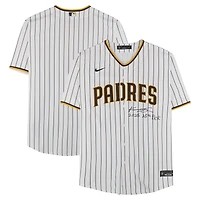 Kruz Schoolcraft San Diego Padres Autographed White Nike Replica Jersey with "2025 25th Pick" Inscription