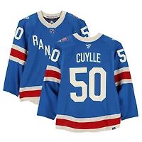 Will Cuylle New York Rangers Game-Used #50 Blue Centennial Jersey vs. Toronto Maple Leafs on March 5, 2026