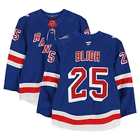 Anton Blidh New York Rangers Game-Used #25 Blue Set 2 Jersey from the 2025-26 NHL Season