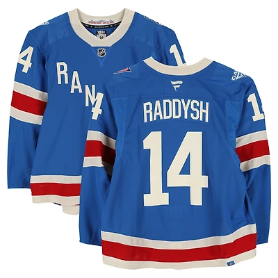Taylor Raddysh New York Rangers Game-Used #14 Blue Centennial Jersey vs. Toronto Maple Leafs on March 5, 2026