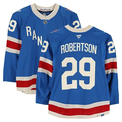 Matthew Robertson New York Rangers Game-Used #29 Blue Centennial Jersey vs. Toronto Maple Leafs on March 5, 2026