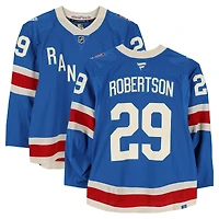 Matthew Robertson New York Rangers Game-Used #29 Blue Centennial Jersey vs. Toronto Maple Leafs on March 5, 2026