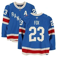 Adam Fox New York Rangers Game-Used #23 Blue Centennial Jersey vs. Toronto Maple Leafs on March 5, 2026
