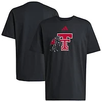 Men's adidas  Black Texas Tech Red Raiders Graphic T-Shirt