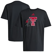 Men's adidas  Black Texas Tech Red Raiders Graphic T-Shirt