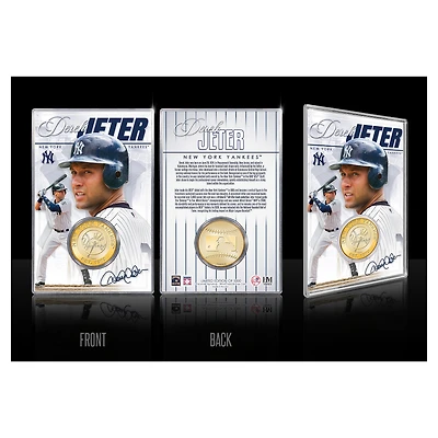 Highland Mint Derek Jeter New York Yankees Limited Edition Bronze Coin with Acrylic Holder