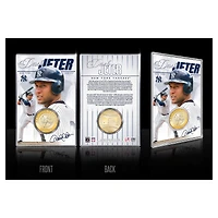 Highland Mint Derek Jeter New York Yankees Limited Edition Bronze Coin with Acrylic Holder