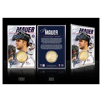 Highland Mint Joe Mauer Minnesota Twins Limited Edition Bronze Coin with Acrylic Holder