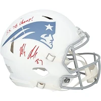 Rob Gronkowski New England Patriots Autographed Riddell Rivalry Speed Authentic Helmet with "3x SB Champ!" Inscription