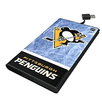 Keyscaper Pittsburgh Penguins Ice Wordmark 5000mAh Flat Powerbank