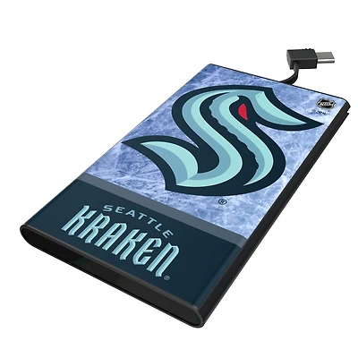 Keyscaper Seattle Kraken Ice Wordmark 5000mAh Flat Powerbank