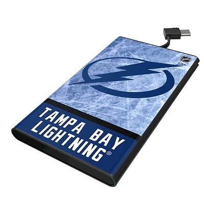 Keyscaper Tampa Bay Lightning Ice Wordmark 5000mAh Flat Powerbank