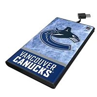 Keyscaper Vancouver Canucks Ice Wordmark 5000mAh Flat Powerbank