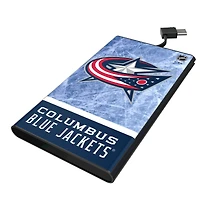 Keyscaper Columbus Blue Jackets Ice Wordmark 5000mAh Flat Powerbank
