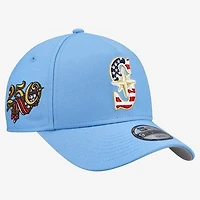 Youth New Era Light Blue Seattle Mariners Celebrate America's 250th 9FORTY A-Frame Adjustable Hat