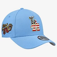 Youth New Era Light Blue Los Angeles Dodgers Celebrate America's 250th 9FORTY A-Frame Adjustable Hat