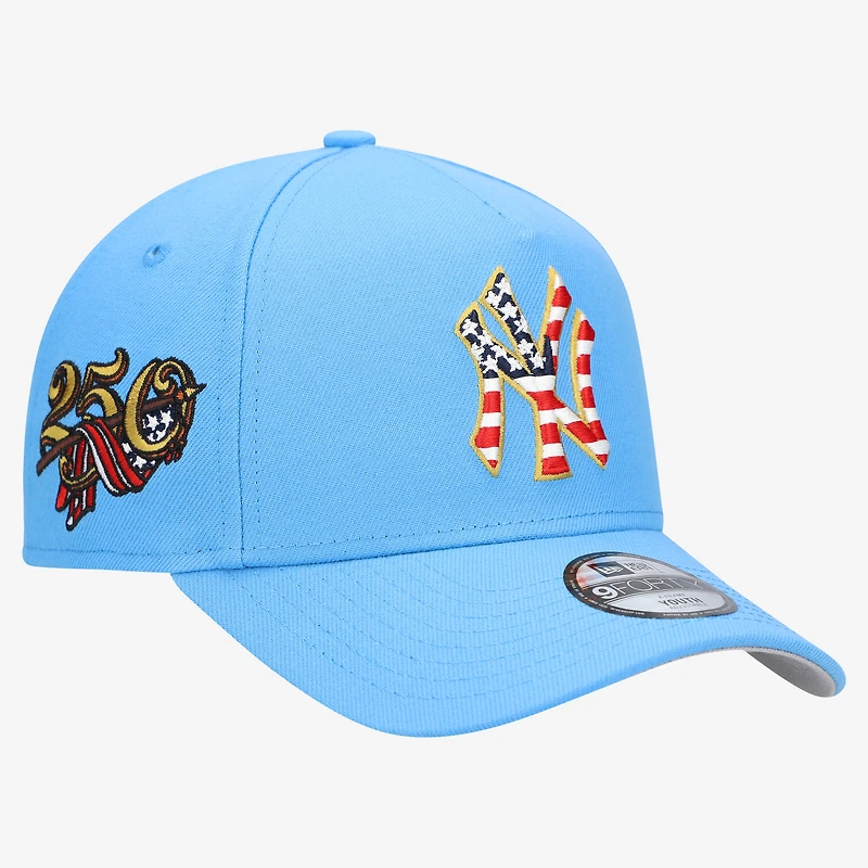 Youth New Era Blue New York Yankees Celebrate America's 250th 9FORTY A-Frame Adjustable Hat