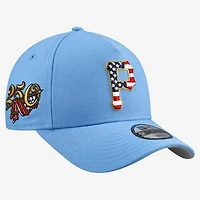 Youth New Era Light Blue Pittsburgh Pirates Celebrate America's 250th 9FORTY A-Frame Adjustable Hat