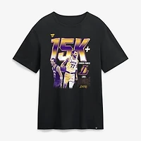 Men's Luka Dončić Black Los Angeles Lakers 15,000 Points Milestone T-Shirt