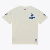Men's Mitchell & Ness Cream Los Angeles Dodgers Classic T-Shirt