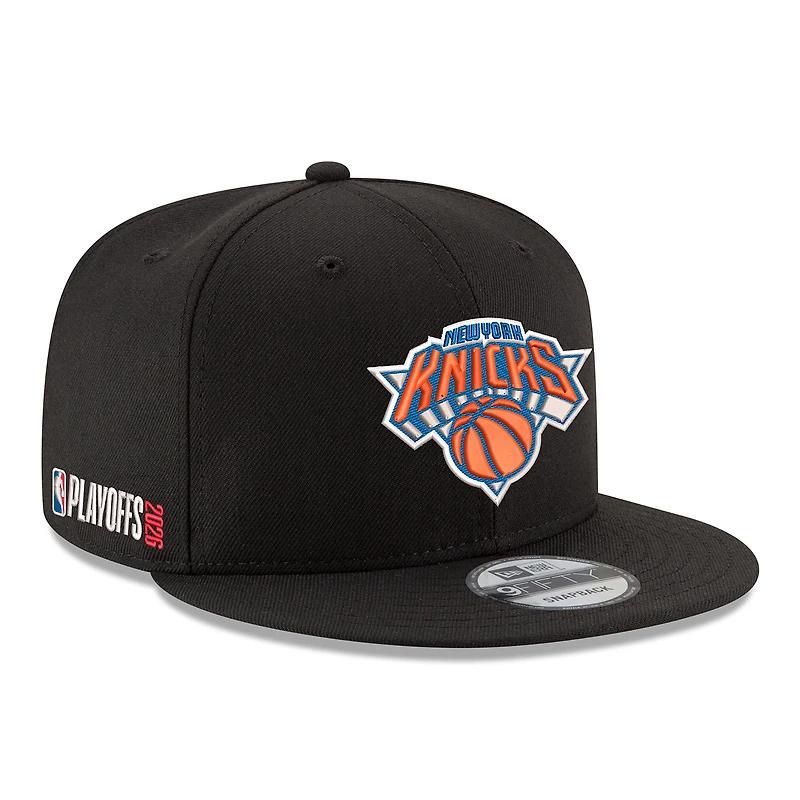 Men's New Era  Black New York Knicks 2026 NBA Playoffs 9FIFTY Snapback Hat
