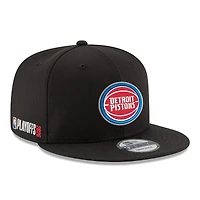Men's New Era  Black Detroit Pistons 2026 NBA Playoffs 9FIFTY Snapback Hat