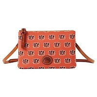 Dooney & Bourke  Cincinnati Bengals Top Zip Crossbody Bag