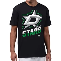 Men's Starter Black Dallas Stars Logo Zoom T-Shirt