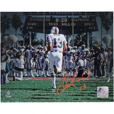 Dan Marino Miami Dolphins Autographed 8" x 10" Orange Bowl Spotlight Photograph