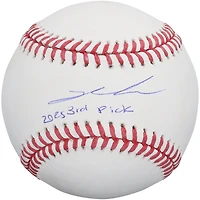 Kade Anderson Seattle Mariners Autographed Baseball with "2025 3rd Pick" Inscription
