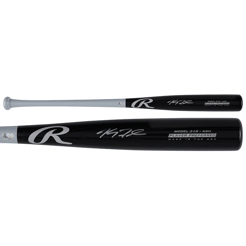Kyle Teel Chicago White Sox Autographed Black Rawlings Player Preferred Bat