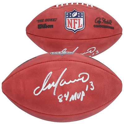 Dan Marino Miami Dolphins Autographed Duke Full Color Football with "84 MVP" Inscription