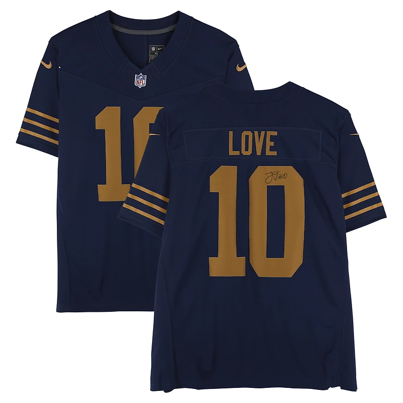 Jordan Love Green Bay Packers Autographed Navy Nike 1923 Classic Limited Jersey