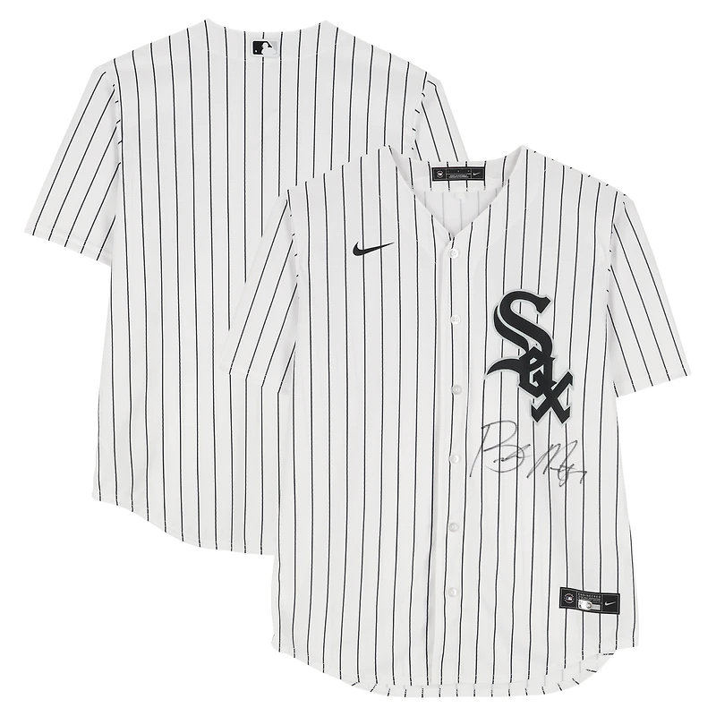 Braden Montgomery Chicago White Sox Autographed White Nike Replica Jersey