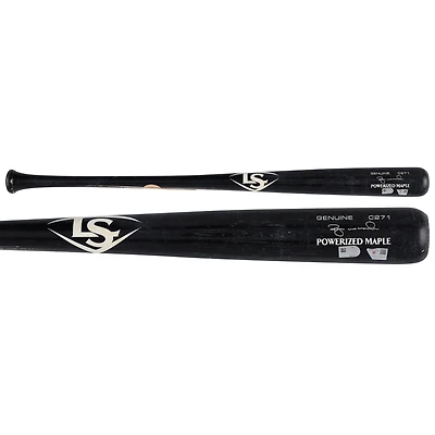 Ryan McMahon New York Yankees Game-Used Black Louisville Slugger Broken Bat vs. Boston Red Sox on October 1, 2025