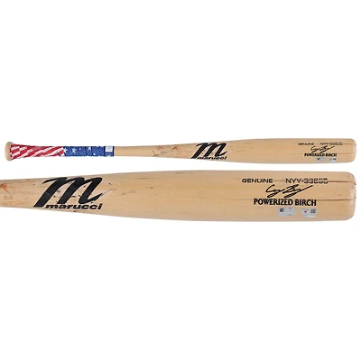 Jasson Domínguez New York Yankees Game-Used Tan Marucci Broken Bat vs. Washington Nationals on August 25, 2025