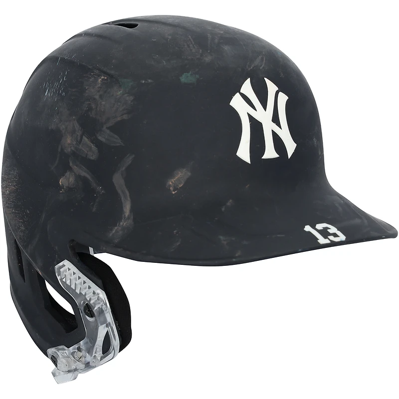 Jazz Chisholm Jr. New York Yankees Game-Used #13 Navy Batting Helmet vs. Pittsburgh Pirates on April 4, 2025