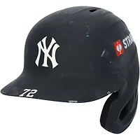 Jose Caballero New York Yankees Game-Used #72 Navy Batting Helmet Worn During Games Played on August 4, September 18 and October 4, 2025