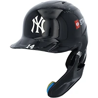 Amed Rosario New York Yankees Game-Used #14 Navy Batting Helmet Worn During Games Played on July 28, September 30, October 7 and 8, 2025