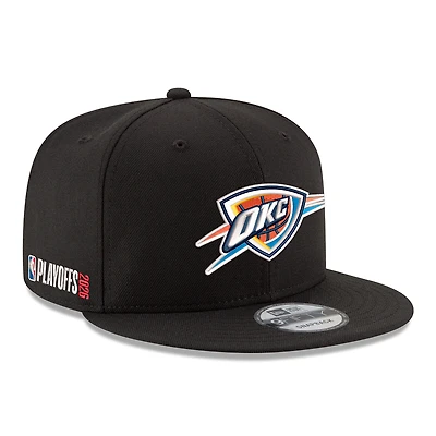 Men's New Era  Black Oklahoma City Thunder 2026 NBA Playoffs 9FIFTY Snapback Hat