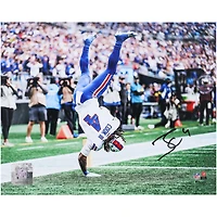 James Cook III Buffalo Bills Autographed 8" x 10" One Handed Flip Photograph