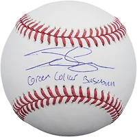 Tyler Soderstrom Athletics Autographed Baseball with "Green Collar Baseball" Inscription