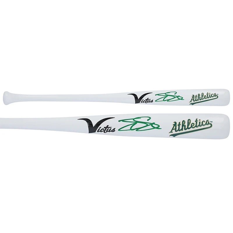 Tyler Soderstrom Athletics Autographed Victus Team ID Mini Bat
